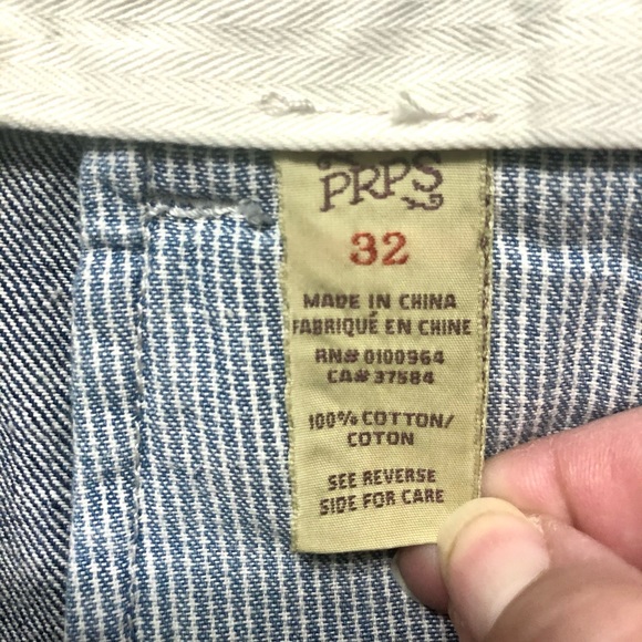 NWT PRPS Distressed Denim Jean Shorts Size 32 - Picture 6 of 9